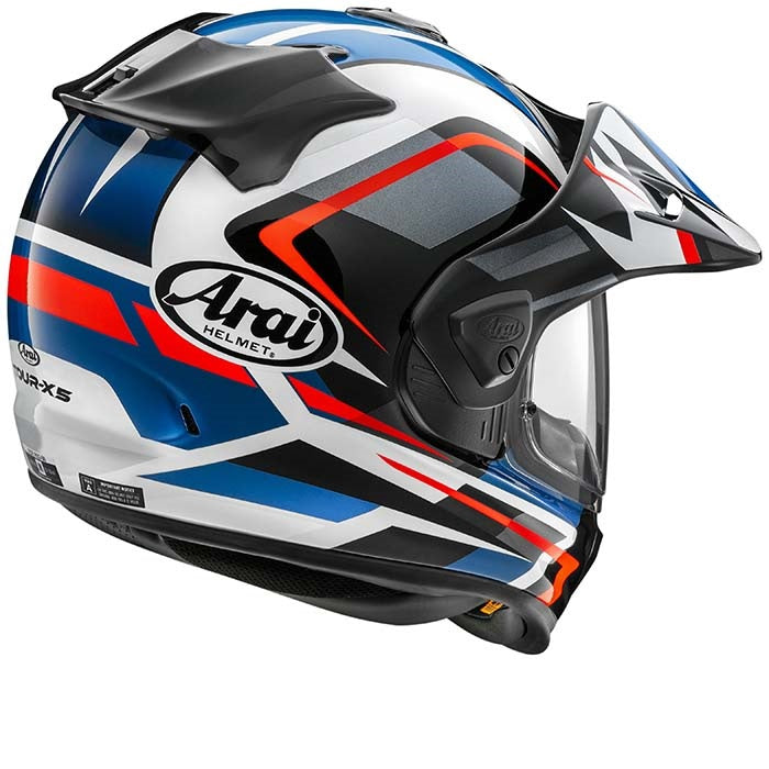 arai helmet europe Arai Tour-X5 Discovery Blue Motorcycle Helmet – Felli Pelli Moto