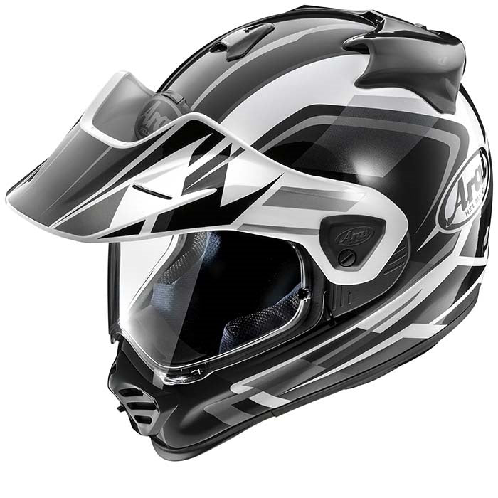 Arai Tour-X5 Discovery White Motorcycle Helmet – Felli Pelli Moto Arai Tour-X5 Discovery White Motorcycle Helmet – Felli Pelli Moto