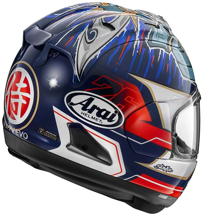 arai helmet filler Arai RX-7V EVO Pedrosa Shogun Motorcycle Helmet – Felli Pelli Moto